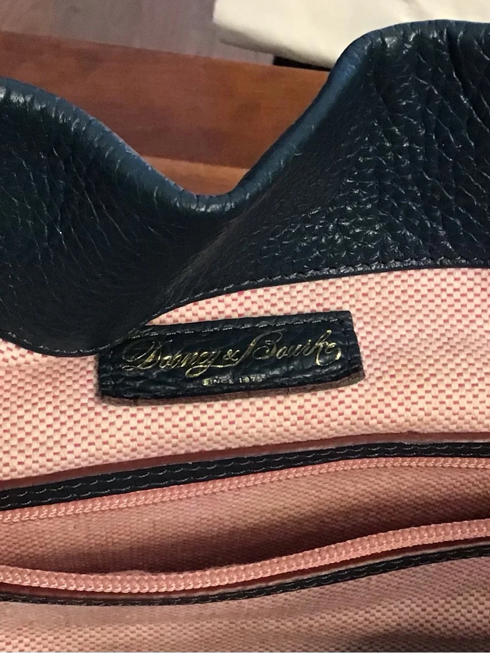 Dooney & Bourke Teal Leather Hobo Bag - Picture 4 of 14
